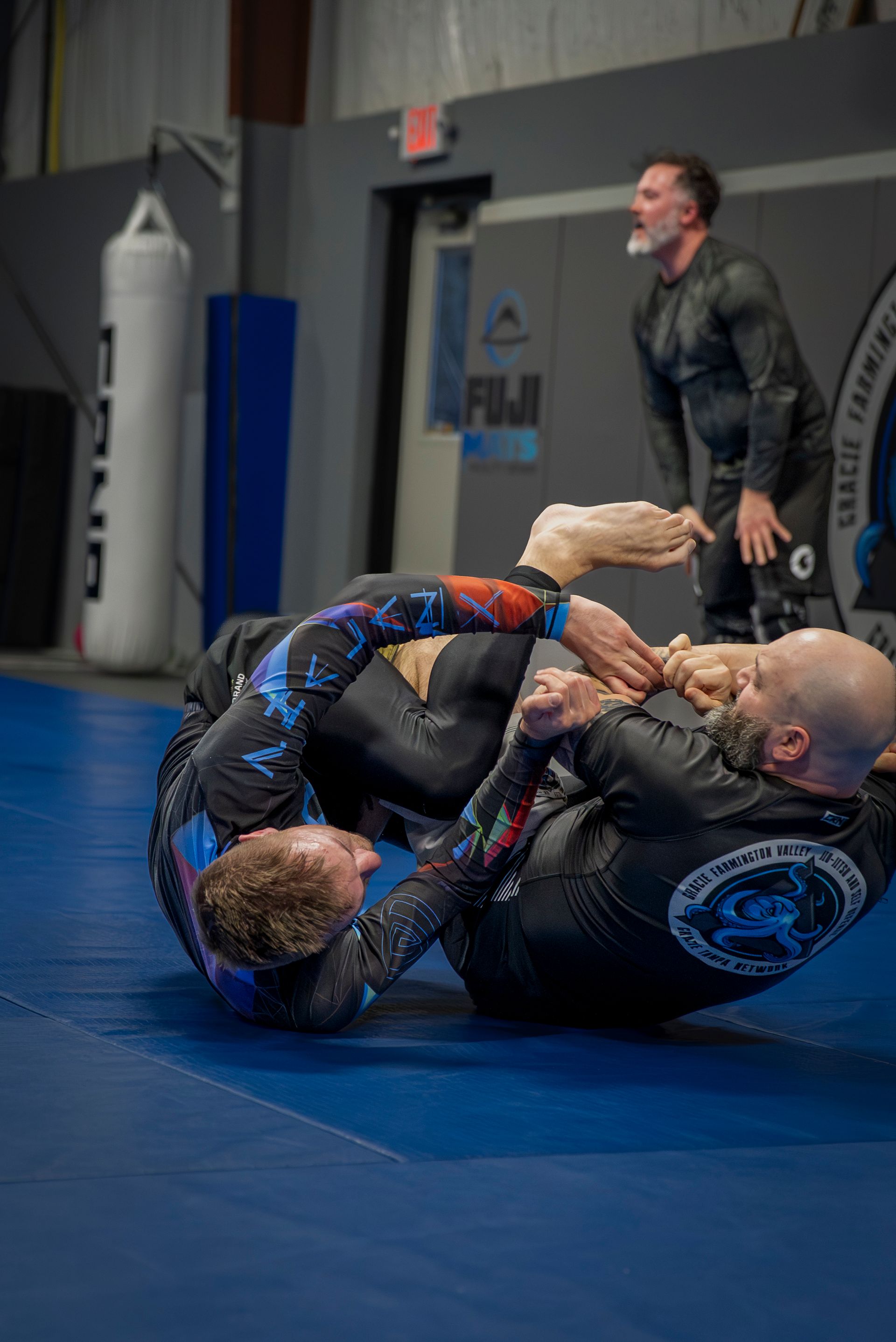 Kids and adults training Jiu-Jitsu at Gracie Jiu-Jitsu Farmington Valley in Canton, CT.