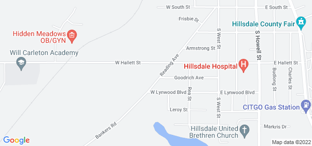 Map of business location