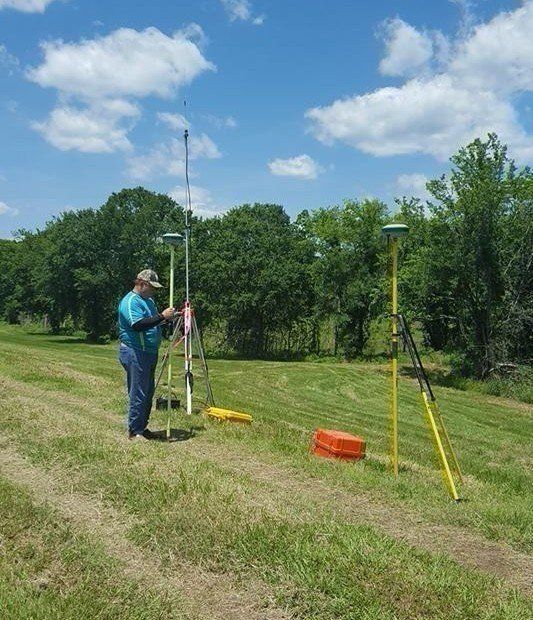 Land Surveyor Performing Service in Marksville, LA