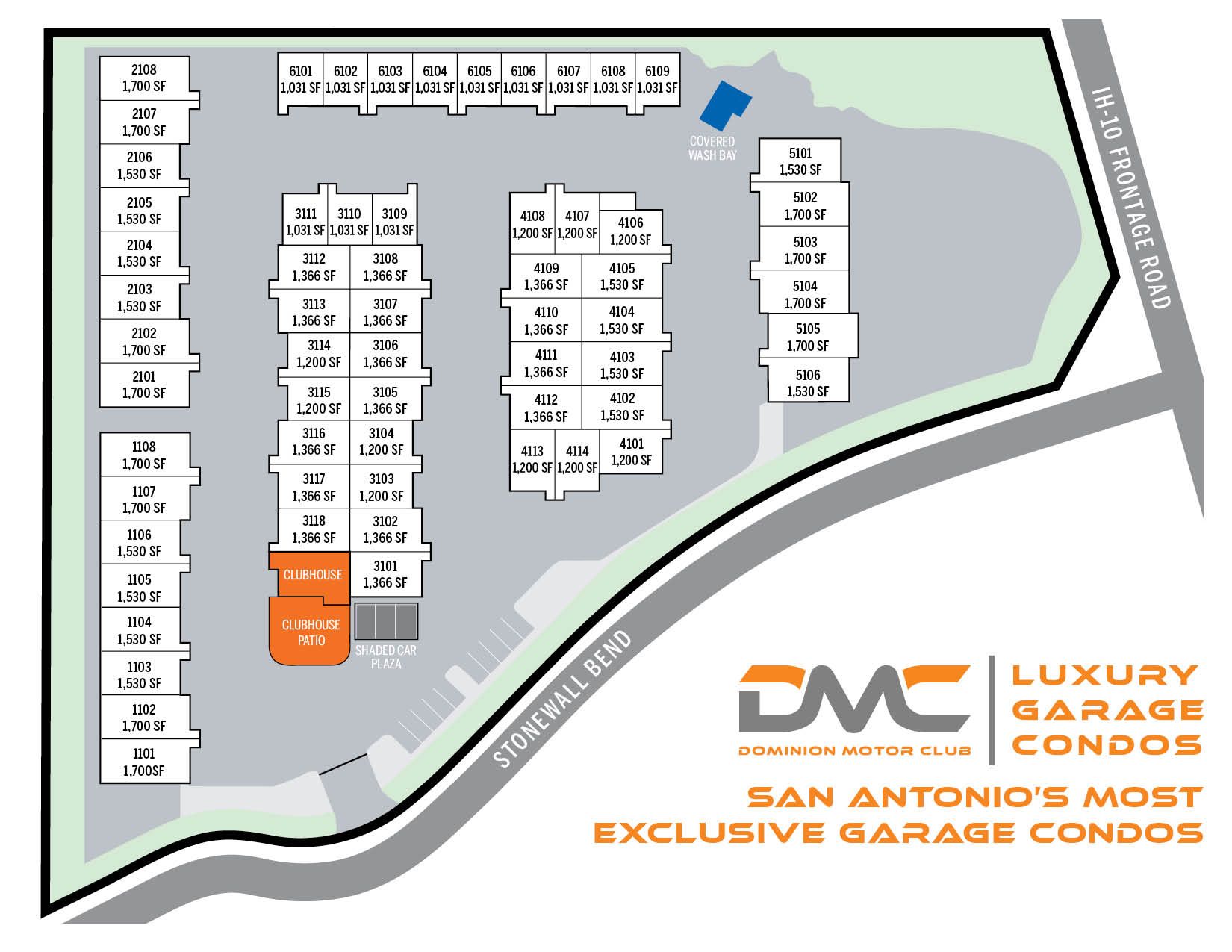 Dominion Motor Club site map