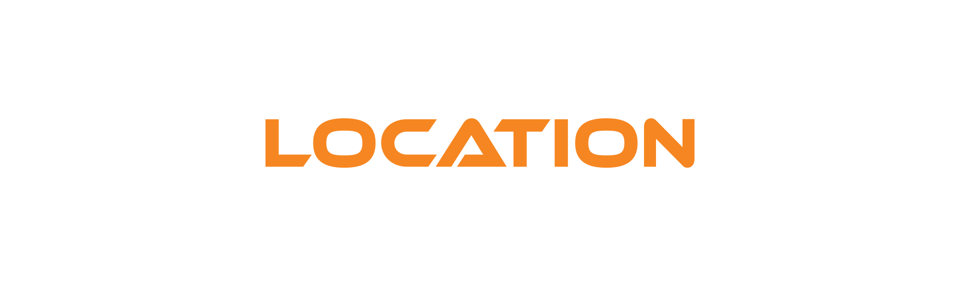 Word location in orange