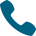 Blue telephone receiver icon.