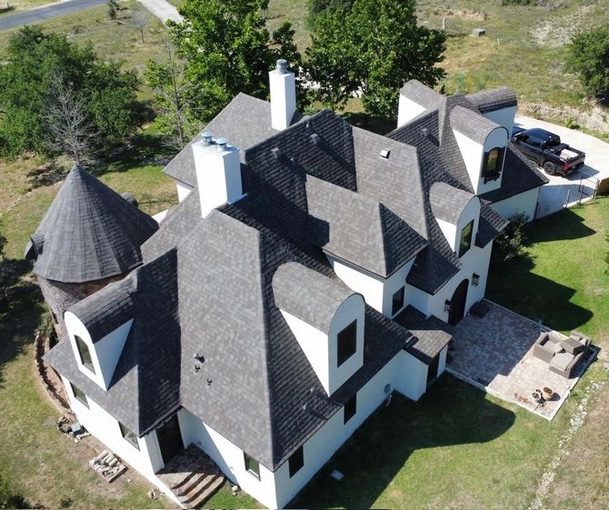Shingle Roof installed in the Texas Hill Country