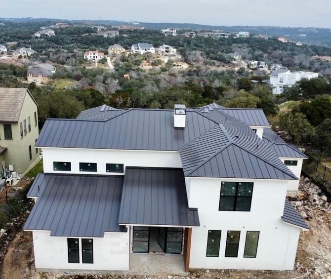 Metal Roof installed in the Texas Hill Country