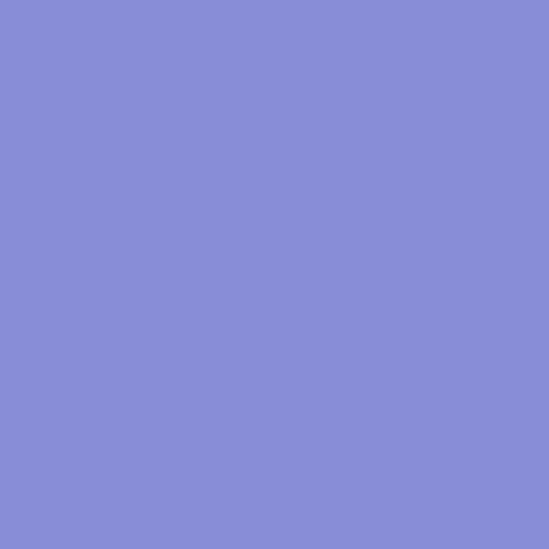Solid light purple-blue background.