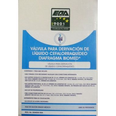 Válvula de derivación de líquido cefalorraquídeo Biomed
