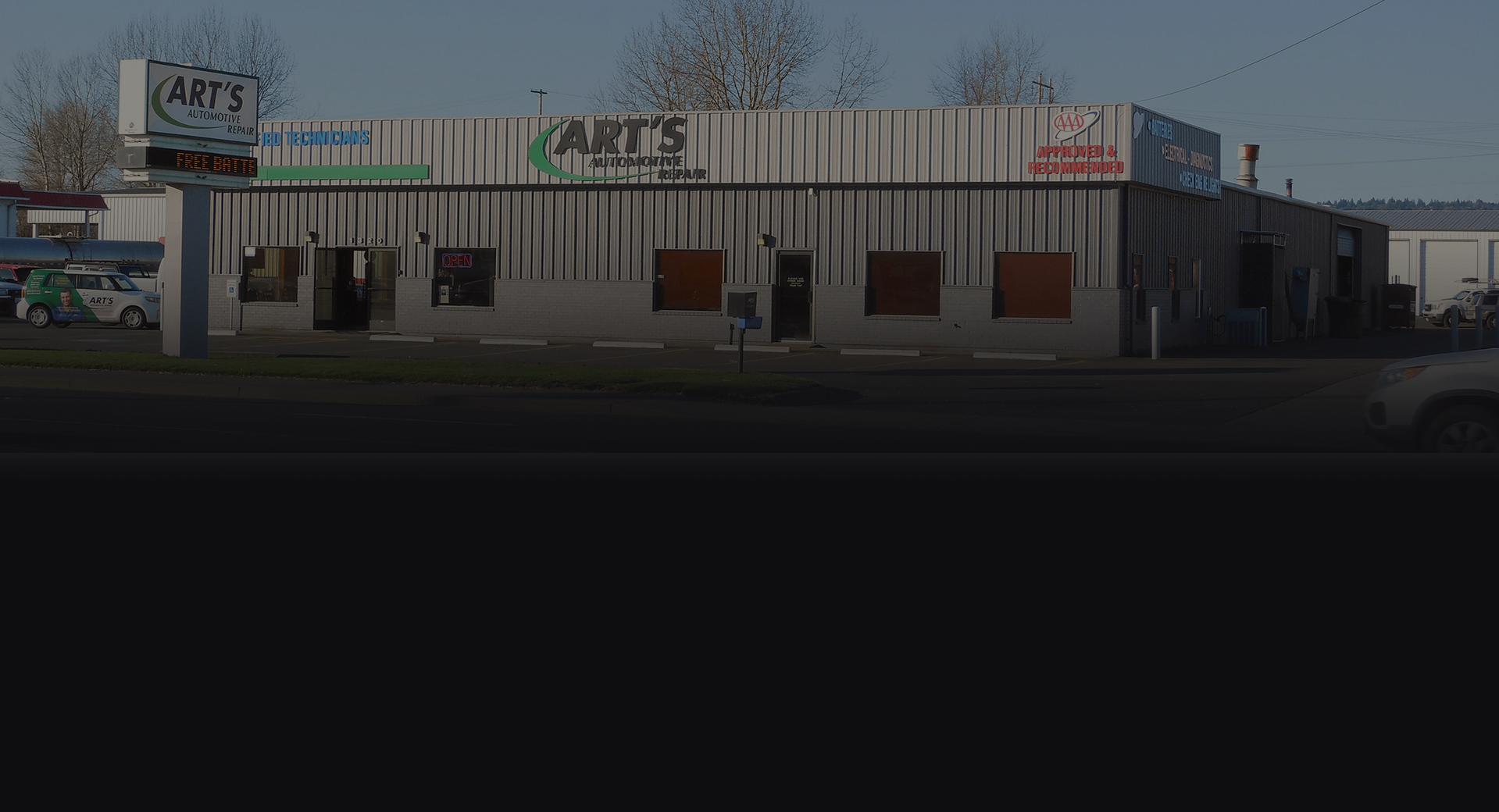shop front | Art's Automotive
