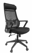 Sillón ejecutivo tapiz de malla en respaldo 12381