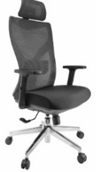 Sillón ejecutivo, tapiz de malla en respaldo 12851