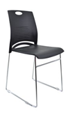 Silla de visita, respaldo y asiento en polipropileno 50102