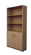 Librero de piso con puertas LP002