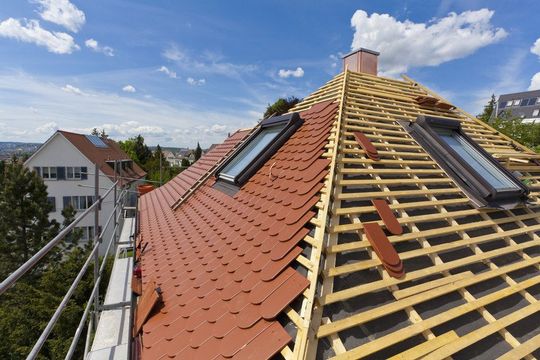 Construction of roof