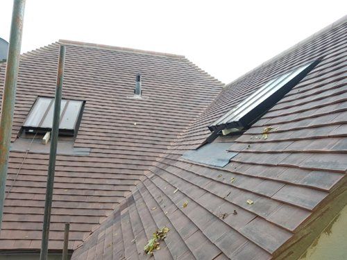Velux roof window installation