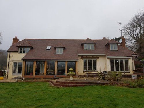 Large detached house after undergoing extension