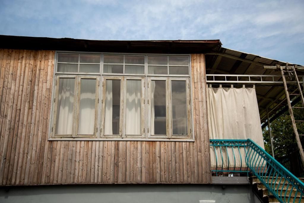 Large windows and the terrace overlooking Gomis Mta and Bakhmaro mountains, Shromantic Garden, Guria