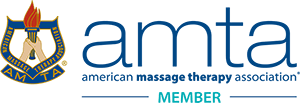 The logo for the american massage therapy association