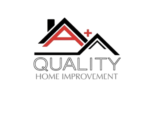 Logo: Black roof with red 