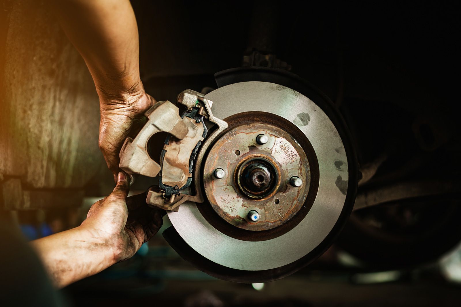 Disc Brake On Car — Midland, MI — D And J Auto Repair