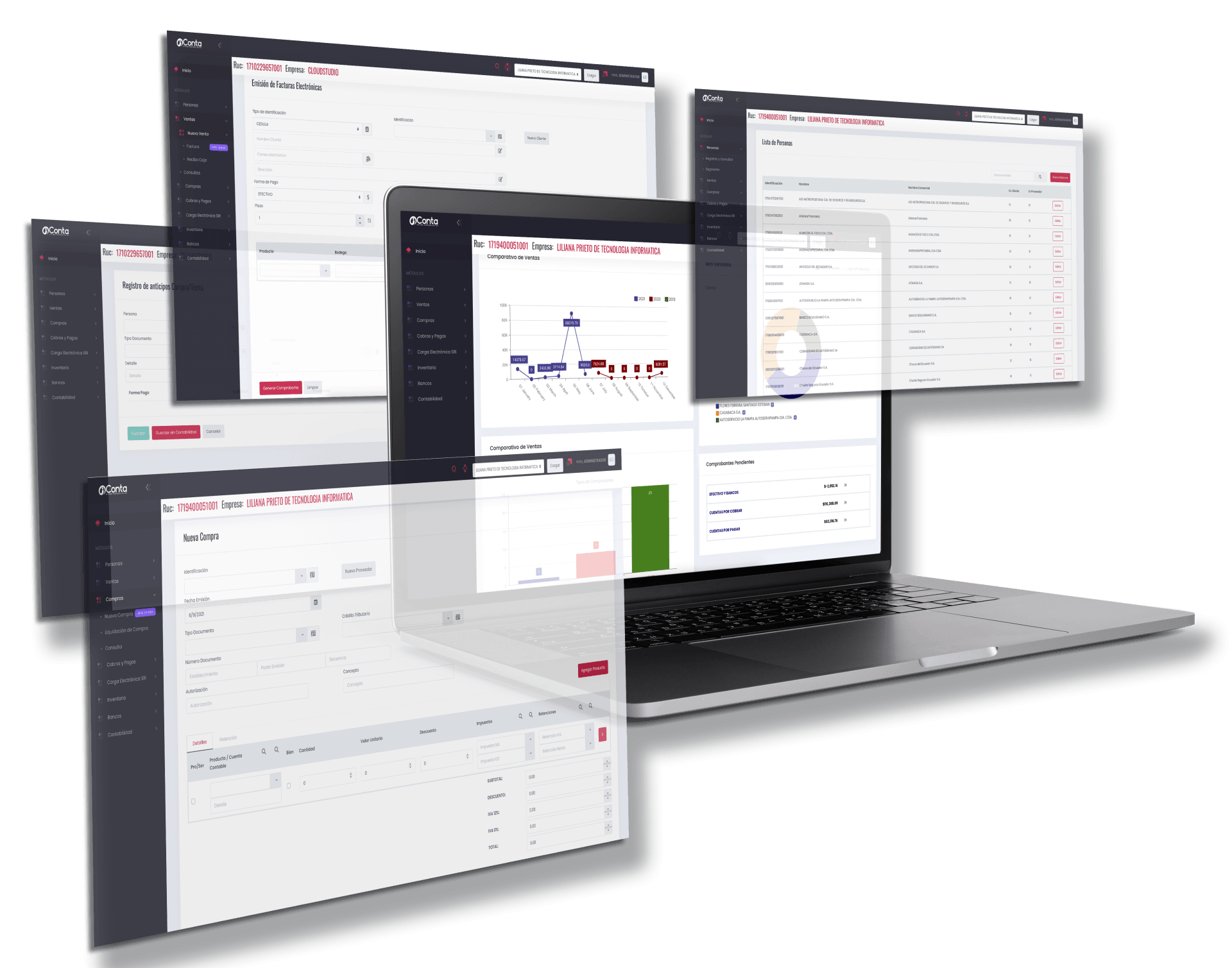 Sistema Contable Online - iConta Ecuador