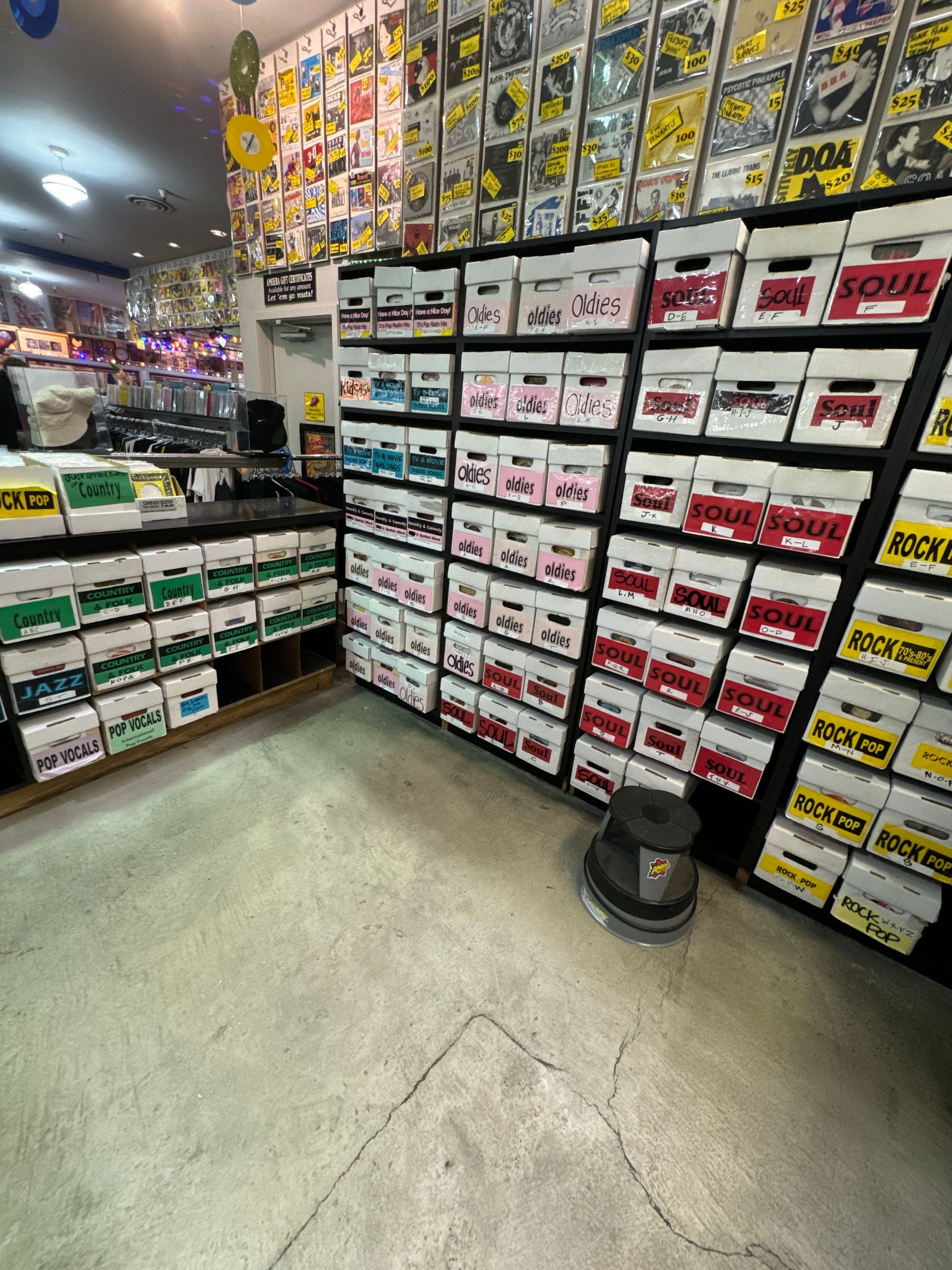 amoeba records 45 section in san francisco