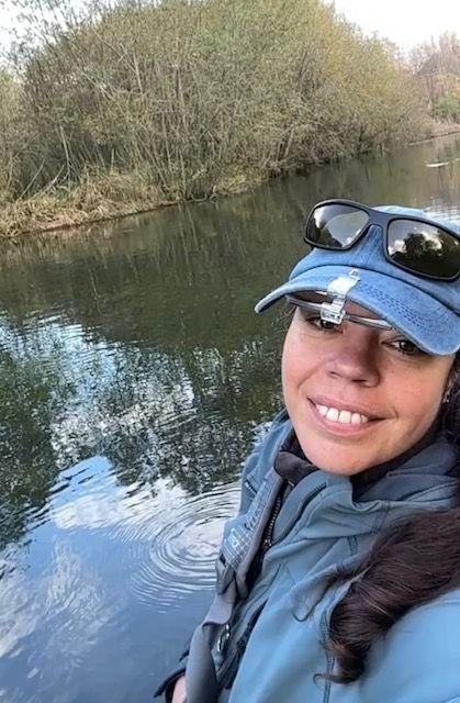 Image of Grayling Society Chairman fishing for grayling