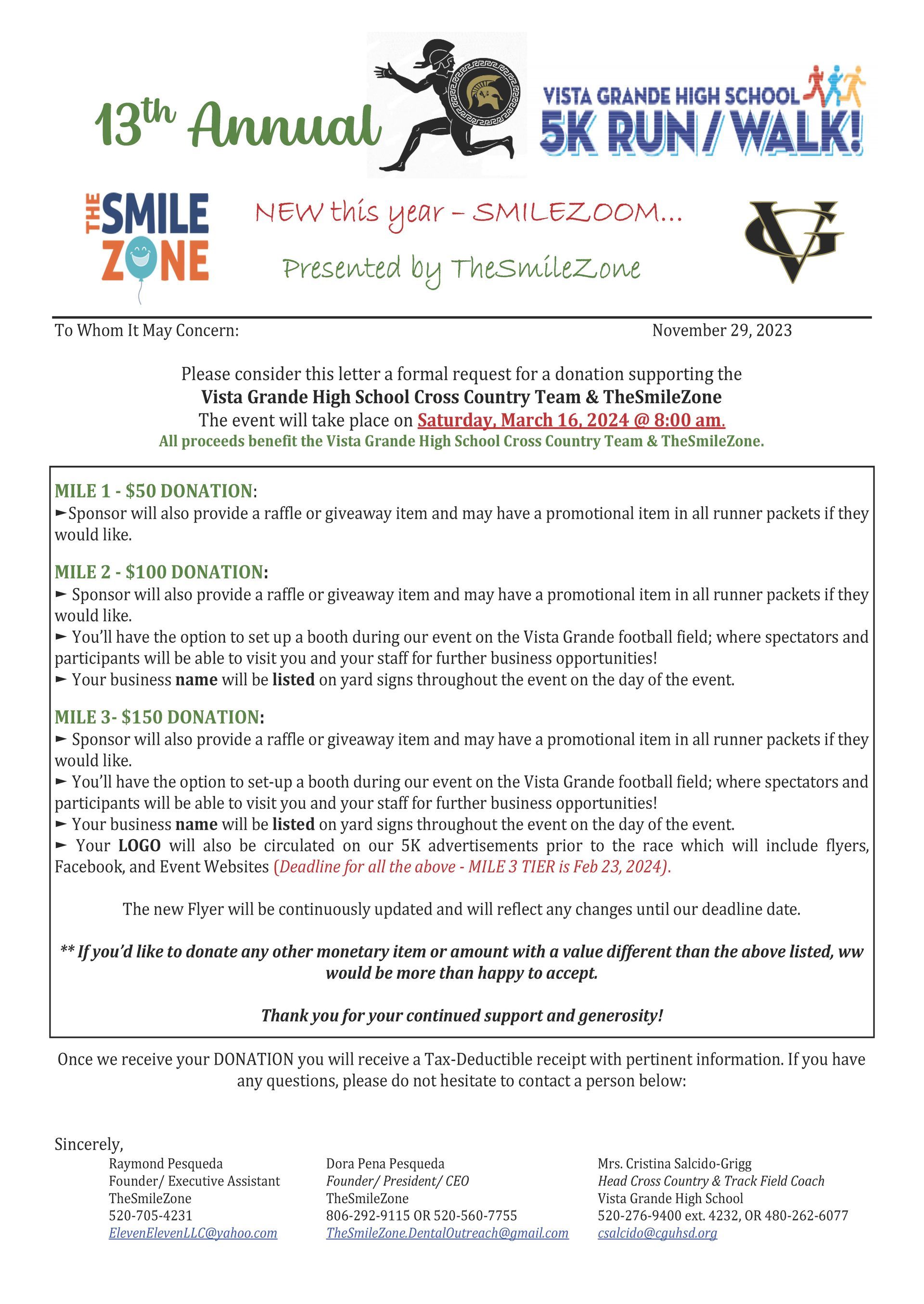 The Smile Zone | 5K Run