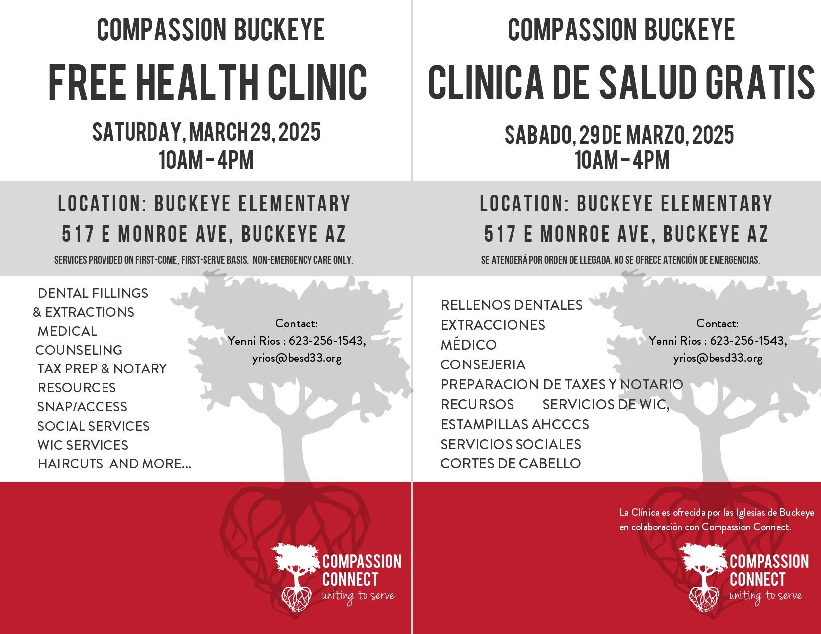 Save The Family Foundation Flyer