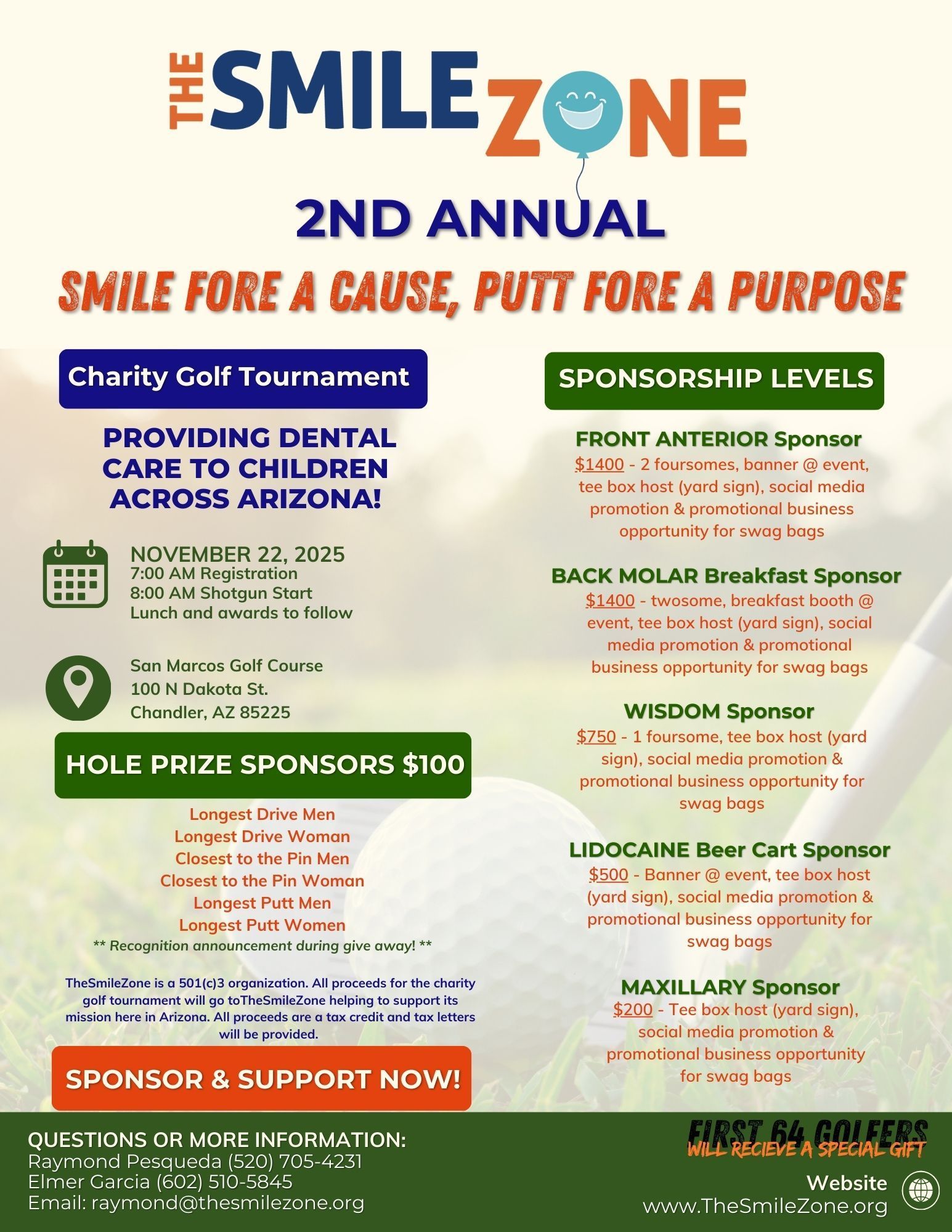 Save The Family Foundation Flyer