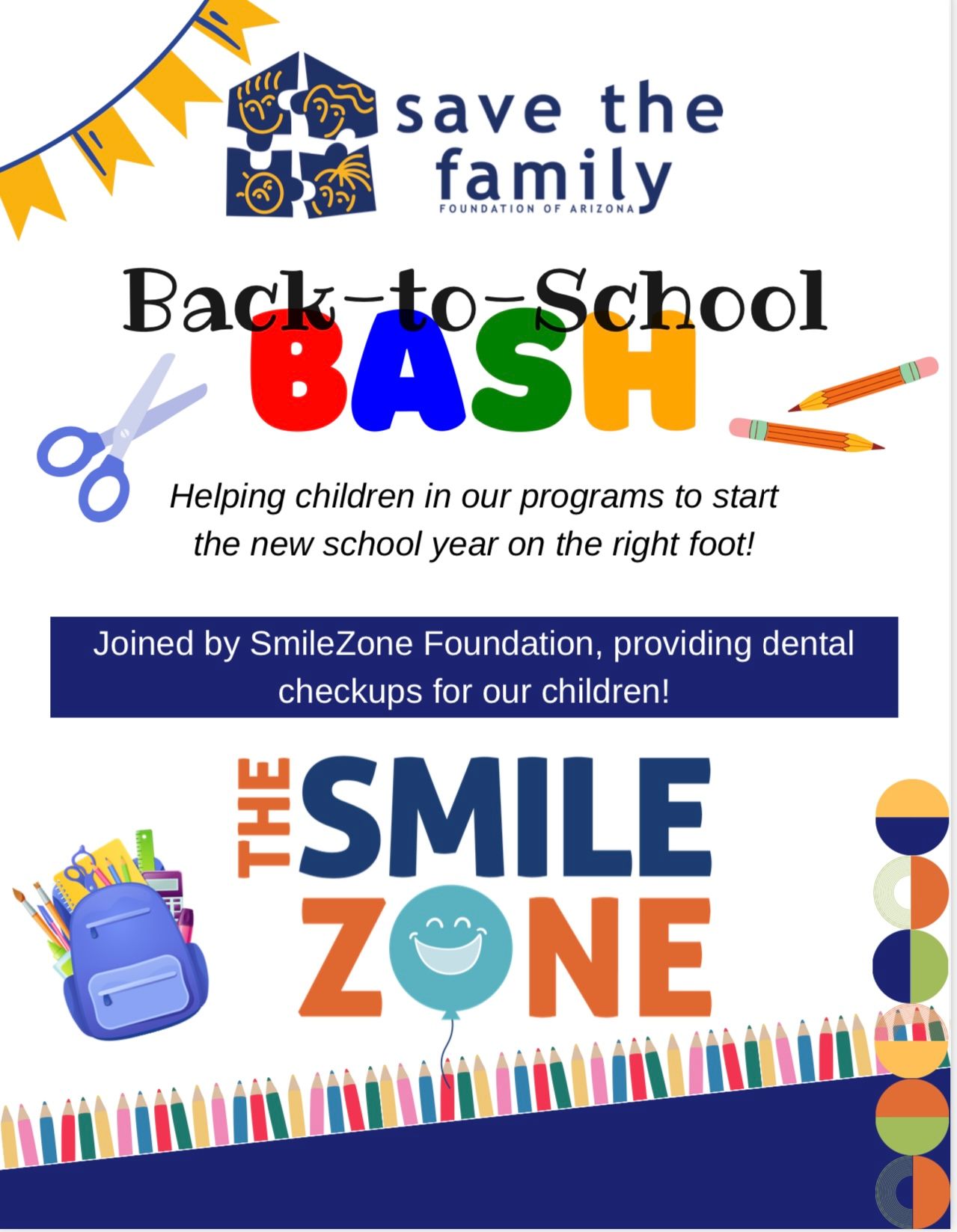 Save The Family Foundation Flyer
