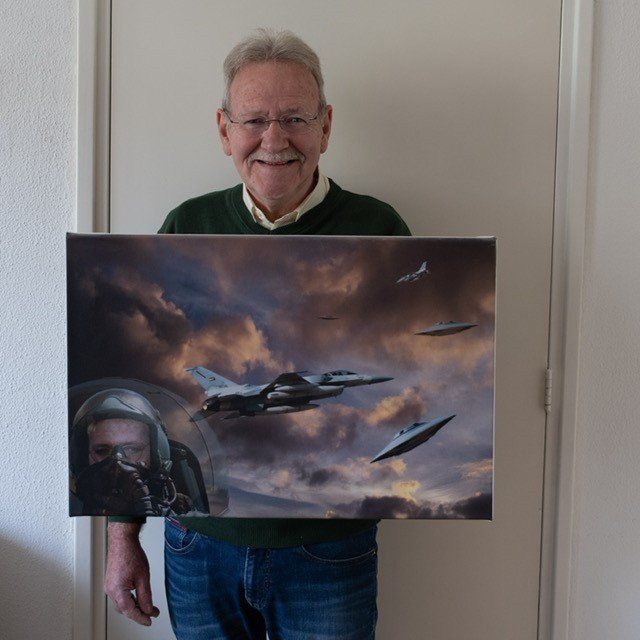 Afasie, creatief, NAH, meedoen met afasie, Bram, schilderij