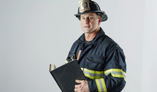 old bridge fire department person