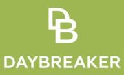 Logotipo de Daybreaker con letras 