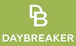 Logotipo de Daybreaker con letras 