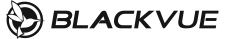 BLACKVUE logo with black text and a circular camera icon on a white background