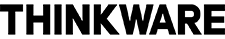 Black THINKWARE logo text on a white background