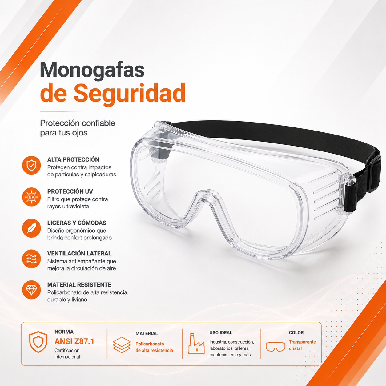 Monogafas de Seguridad