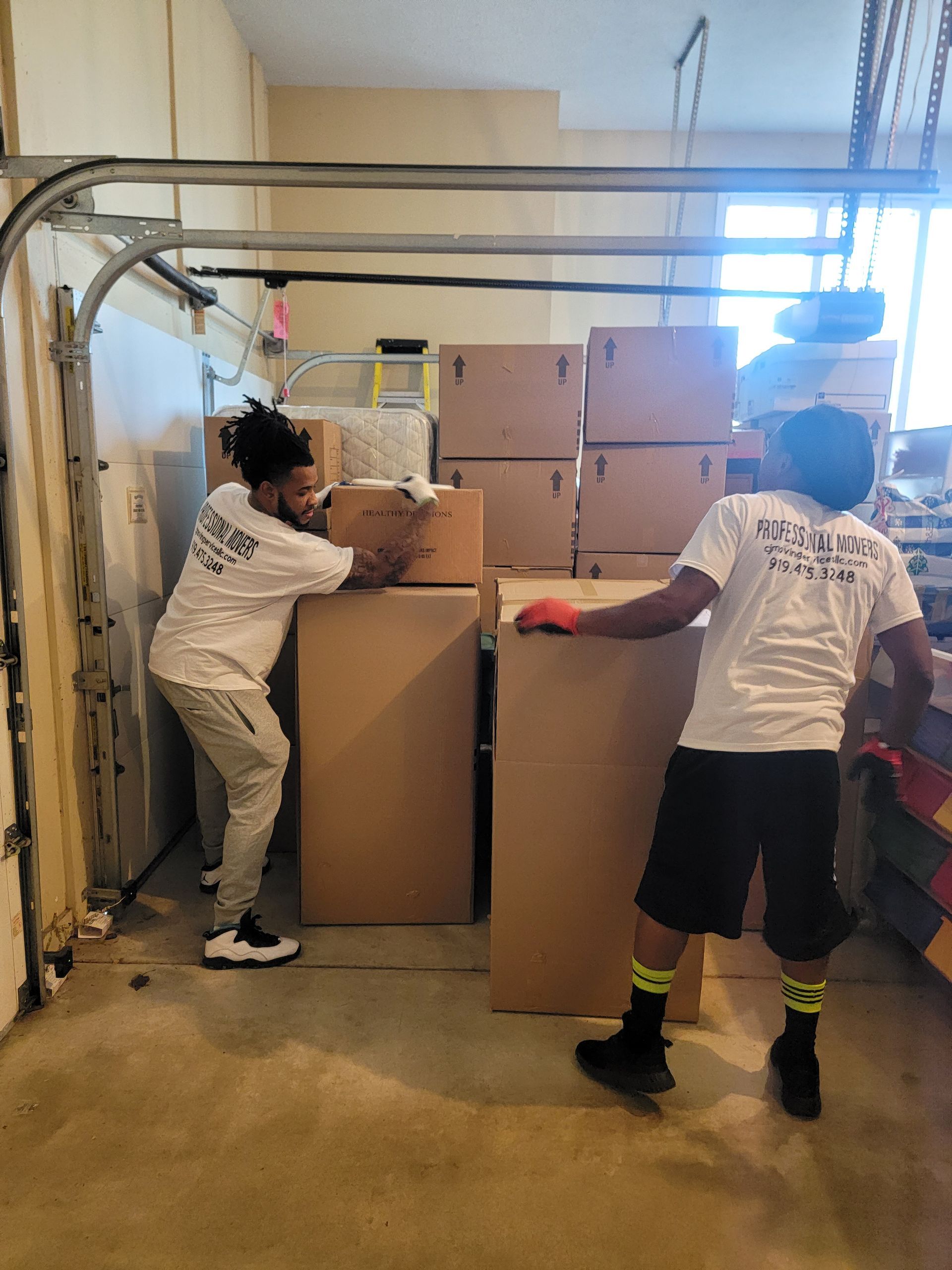 Professional moving team in NC