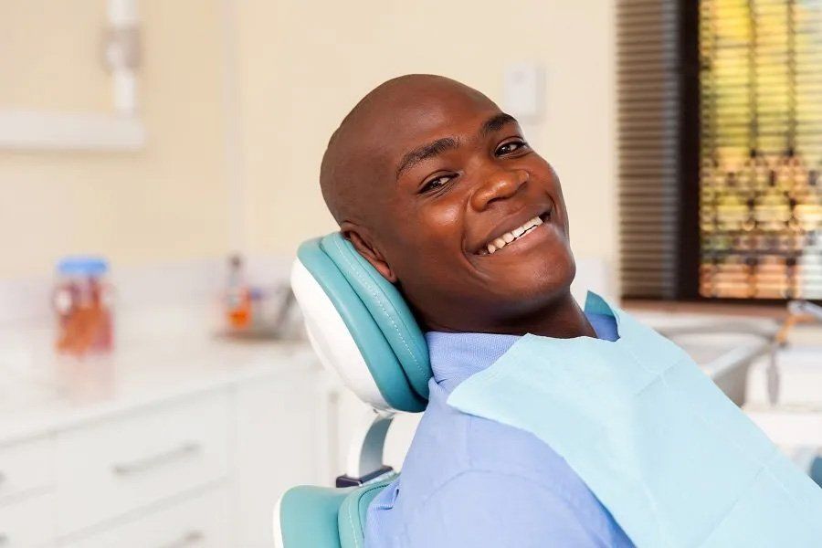 Man Visiting Dentist for Dental Checkup — Amherst, OH — Gregory Sy, DDS