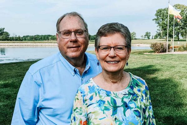 Muehleisen couple portrait.