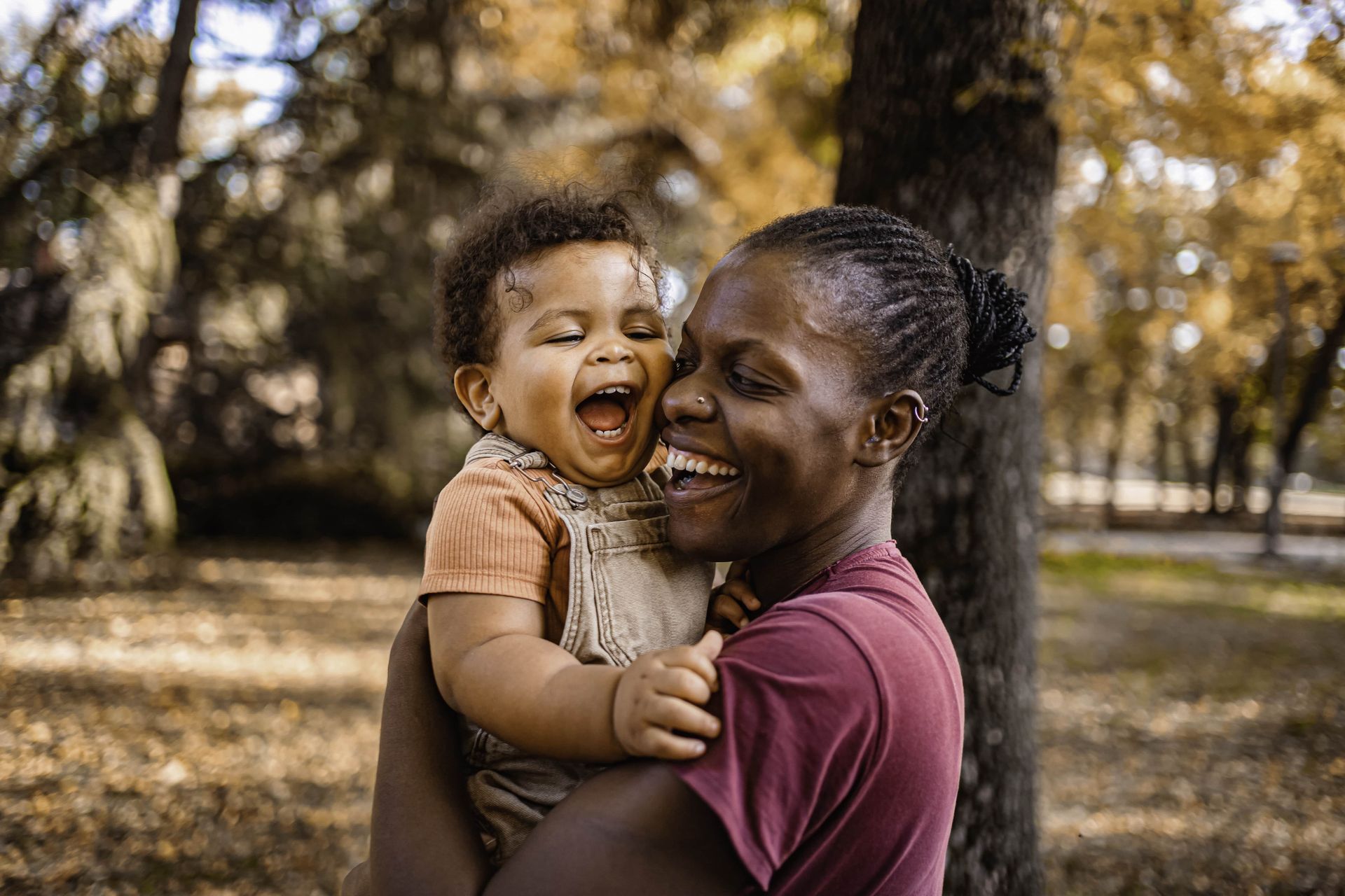 Christian mom with baby feeling hopeful after therapy