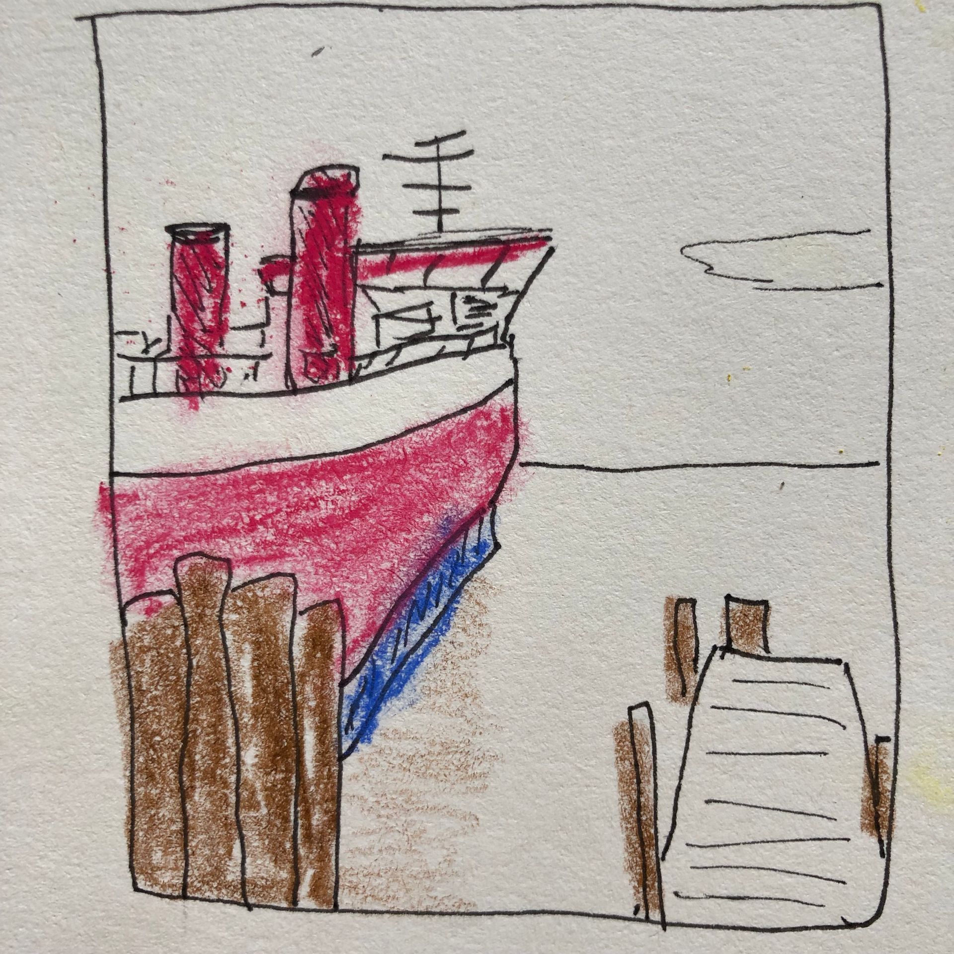 Zeer Kort Verhaal over 2 vrienden, De Laatste Boot, Elisabeth Baron