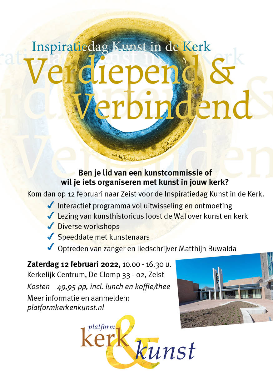 workshop Bijbelse Kunst maken door Elisabeth Baron tijdens de Inspiratiedag van Platform Kerk&Kunst