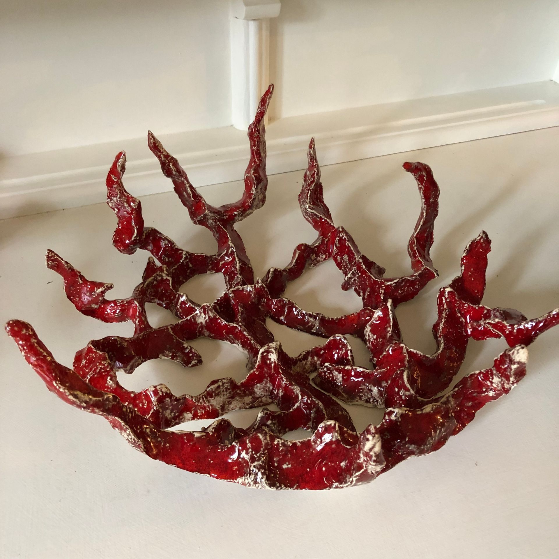 keramiek kunstobject Fire, Elisabeth Baron