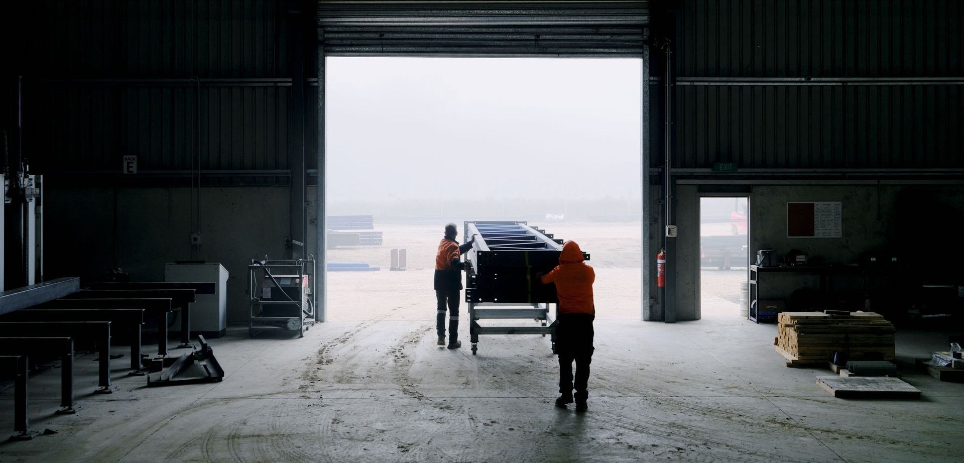 Inside Steelcorp Workshop