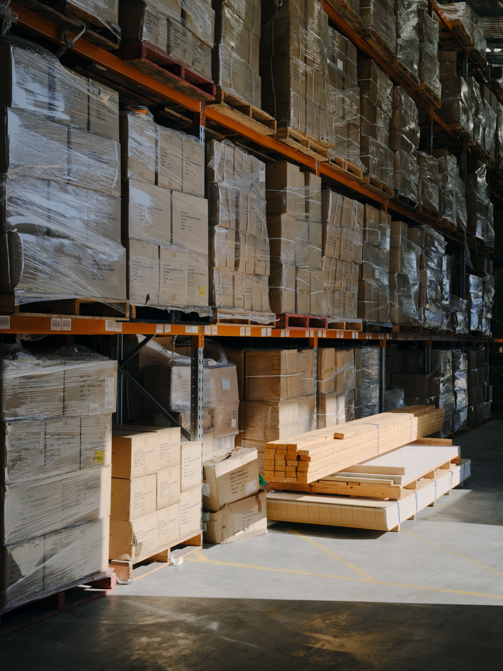 Inside a Commercial Warehouse