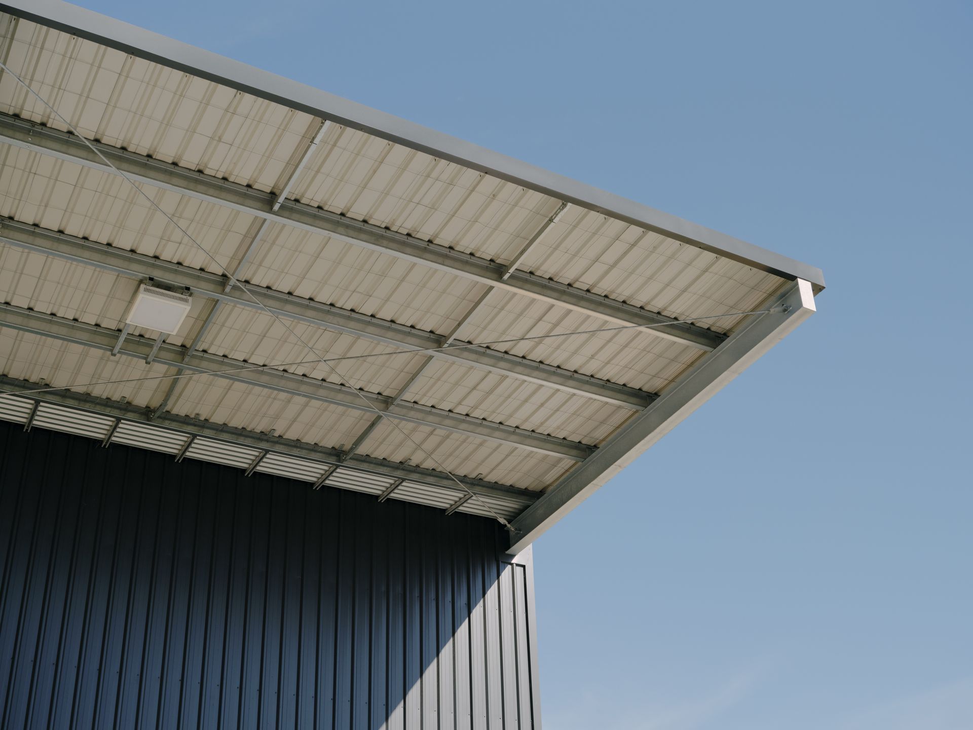 Awning on a Commercial Warehouse
