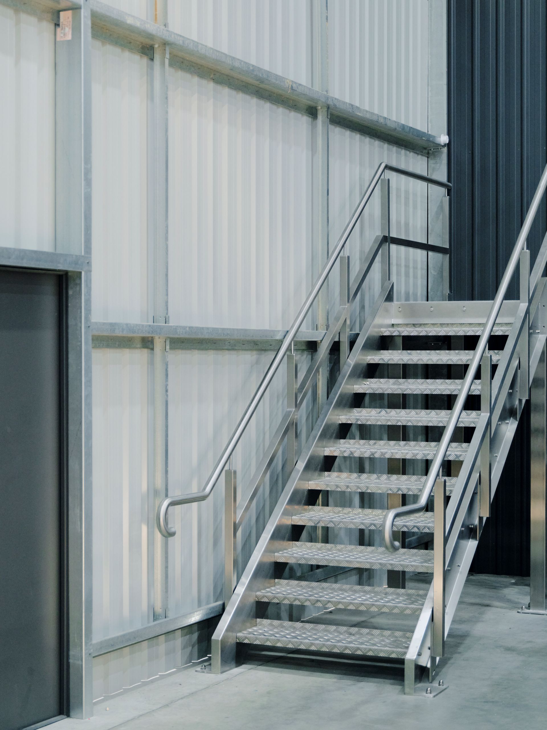 Steel Mezzanine Staircase