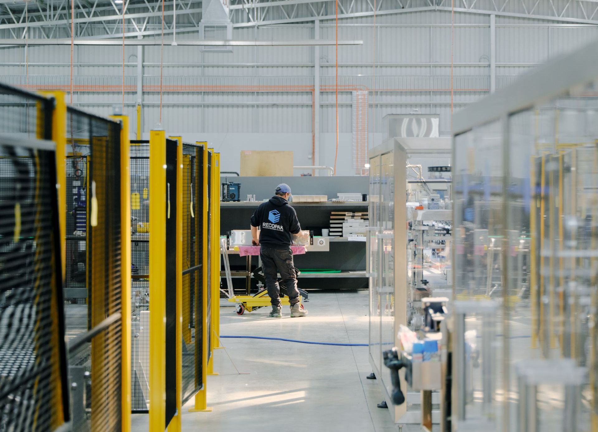 Inside a Steel Workshop