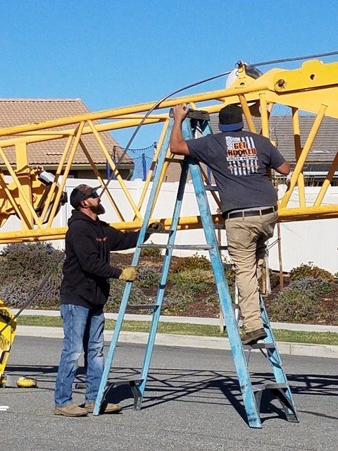 First Person View from a Crane — Lancaster, CA — Get Hooked Crane Service