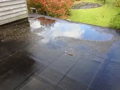 Pooling water